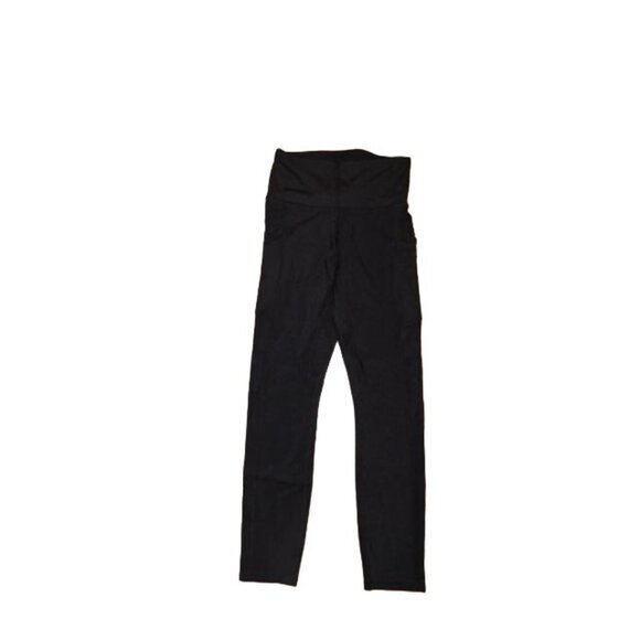 Let's Fit Size S Small Black Compression Style Leggings Side pockets NWT - Picture 2 of 2